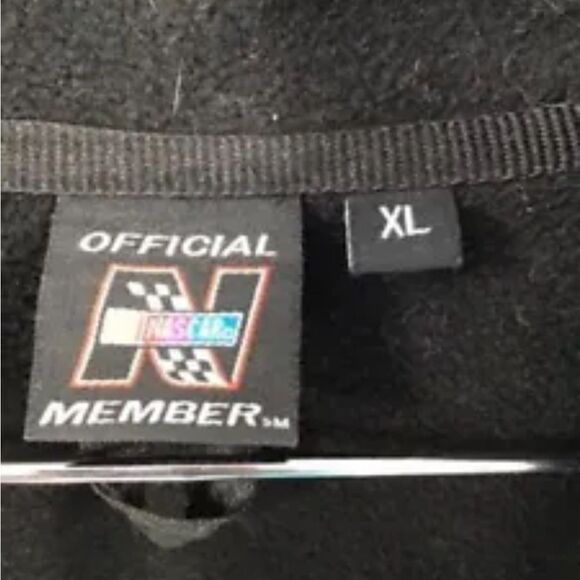 Nascar Men's Black Long Sleeve Collared Full Zip Jacket - Size XL - Picture 4 of 5